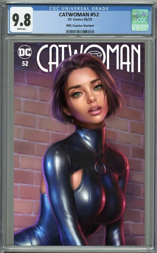 CATWOMAN #52 WILL JACK VARIANT LIMITED TO 800 COPIES WITH NUMBERED COA CGC 9.8