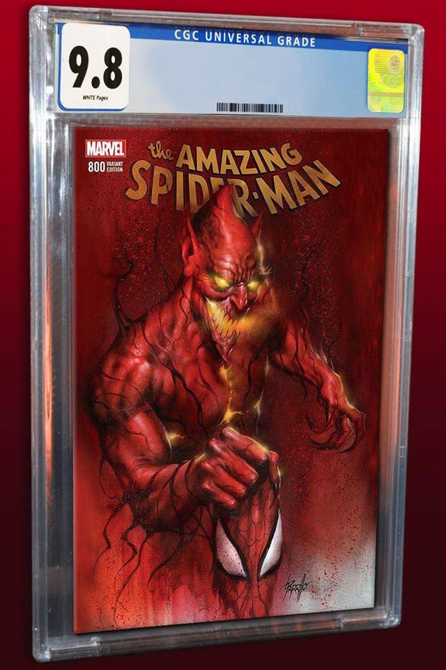 AMAZING SPIDER-MAN #800 LUCIO PARRILLO RED GOBLIN TRADE DRESS VARIANT LIMITED TO 3000 CGC 9.8 PREORDER