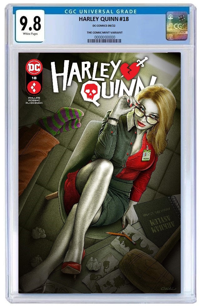 HARLEY QUINN #18 ROB CSIKI VARIANT LIMITED T0 300 COPIES WITH NUMBERED COA CGC 9.8 PREORDER