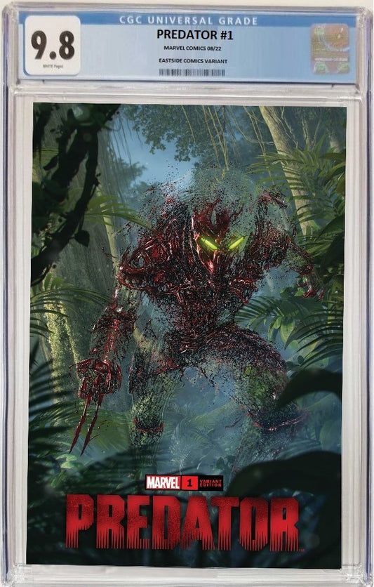 PREDATOR #1 RAHZZAH VARIANT LIMITED TO 600 COPIES WITH NUMBERED COA CGC 9.8 PREORDER