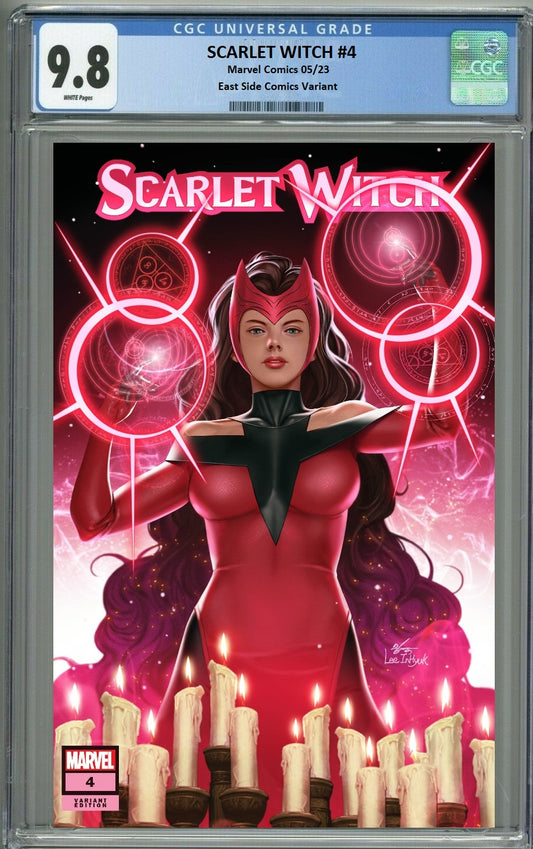 SCARLET WITCH #4 INHYUK LEE VARIANT LIMITED TO 800 COPIES WITH NUMBERED COA CGC 9.8 PREORDER
