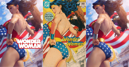 WONDER WOMAN #750 ARTGERM TRADE/GOLDEN AGE VIRGIN 3 COVER VARIANT SET