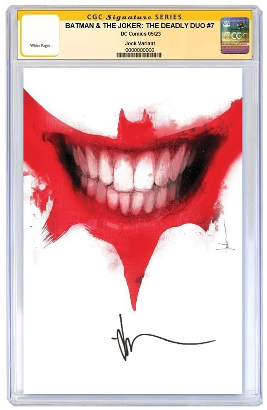 02/05/2023 BATMAN & THE JOKER: THE DEADLY DUO #7 JOCK VARIANT CGC SS PREORDER