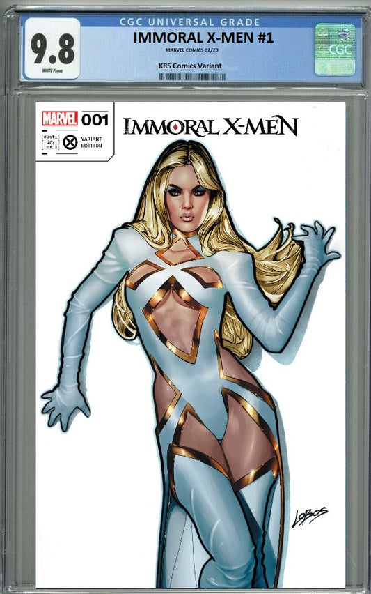 IMMORAL X-MEN #1 PABLO VILLALOBOS VARIANT LIMITED TO 500 COPIES WITH NUMBERED COA CGC 9.8 PREORDER