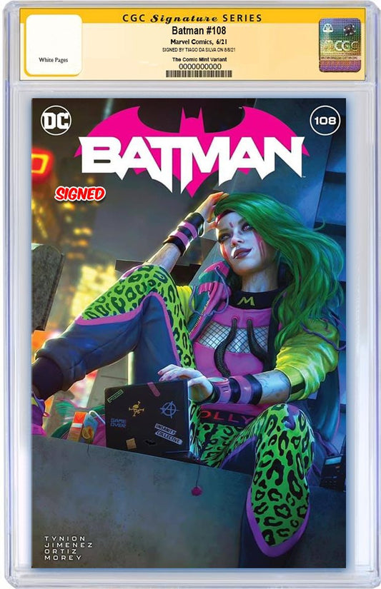 BATMAN #108 TIAGO DA SILVA VARIANT LIMITED TO 1000 COPIES WITH NUMBERED COA '1ST APP MIRACLE MOLLY' CGC SS PREORDER