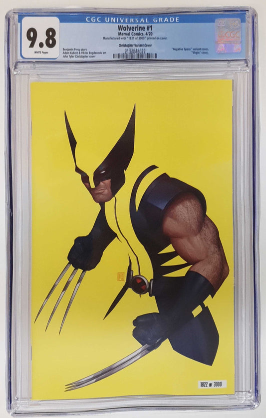 WOLVERINE #1 JOHN TYLER CHRISTOPHER C2E2 NEGATIVE VARIANT CGC 9.8