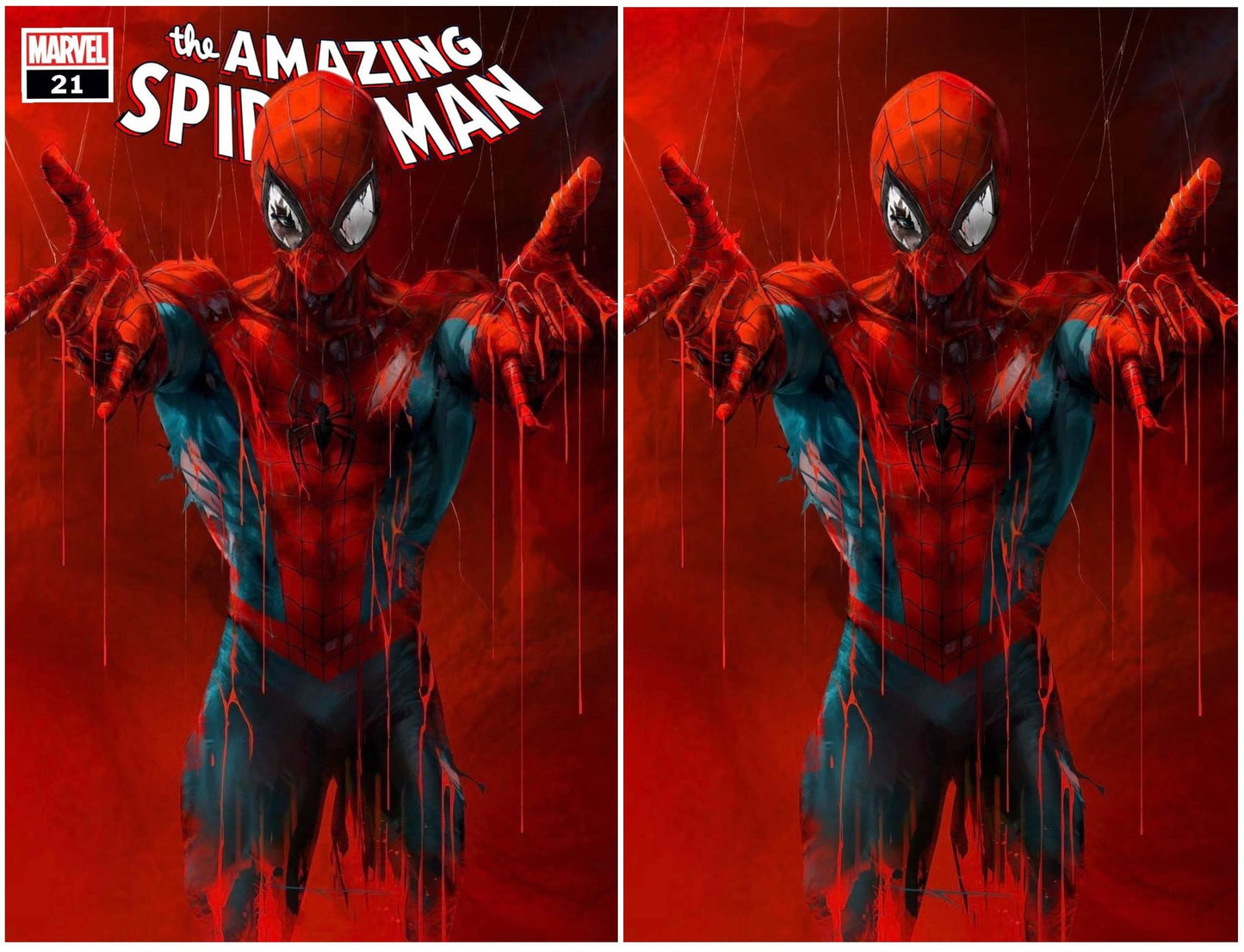 AMAZING SPIDER-MAN #21 IVAN TAO TRADE/VIRGIN VARIANT SET LIMITED TO 1000 SETS