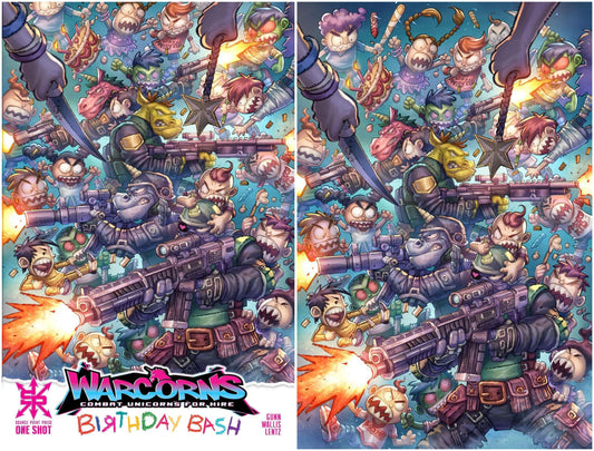 WARCORNS BIRTHDAY BASH ONESHOT #1 ALAN QUAH TRADE DRESS/VIRGIN VARIANT SET LIMITED TO 150 SETS