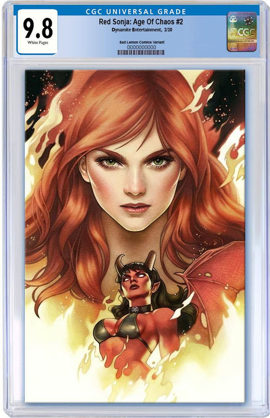RED SONJA AGE OF CHAOS #2 ANNA DITTMANN VIRGIN VARIANT LIMITED TO 500 CGC 9.8 PREORDER