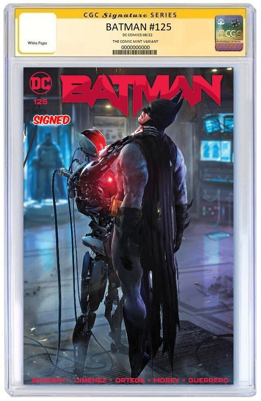 BATMAN #125 TIAGO DA SILVA VARIANT LIMITED TO 500 WITH NUMBERED COA CGC SS PREORDER
