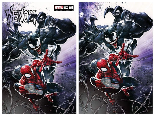 VENOM #26 CLAYTON CRAIN TRADE/VIRGIN VARIANT SET LIMITED TO 700 SETS WITH COA