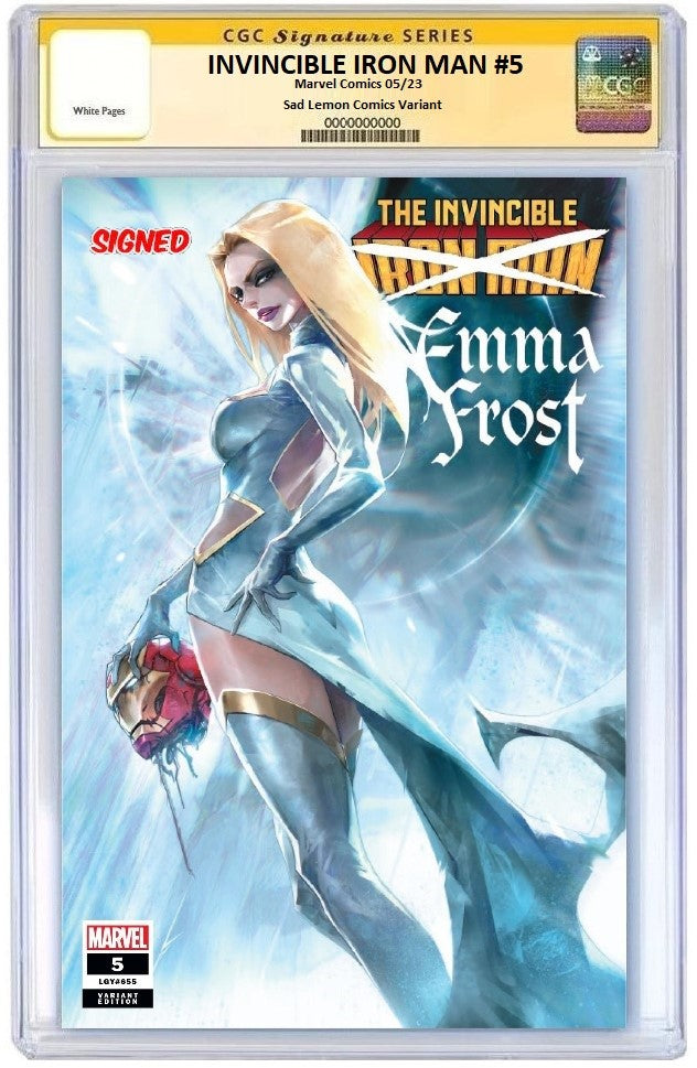 INVINCIBLE IRON MAN #5 IVAN TAO VARIANT LIMITED TO 555 COPIES WITH NUMBERED COA CGC SS PREORDER