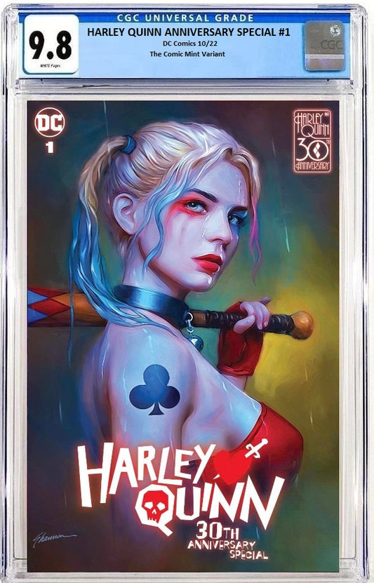 HARLEY QUINN 30TH ANNIVERSARY SPECIAL #1 SHANNON MAER VARIANT LIMITED TO 1000 COPIES WITH NUMBERED COA CGC 9.8 PREORDER