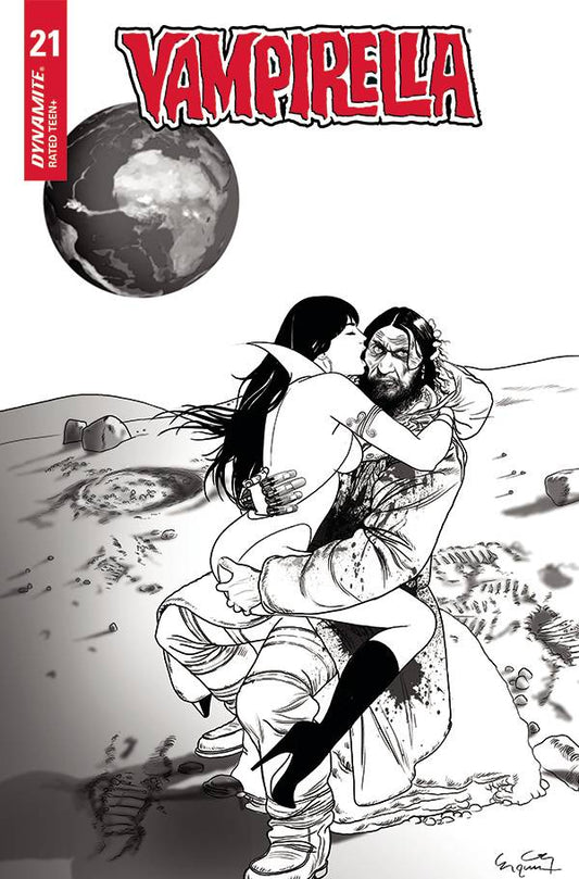 VAMPIRELLA #21 1:20 ERGUN GUNDEZ B&W VARIANT