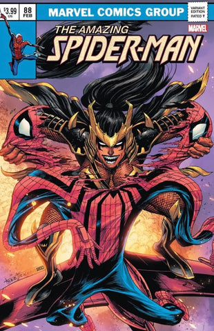 AMAZING SPIDER-MAN #88 TYLER KIRKHAM TRADE DRESS HOMAGE VARIANT LIMITED TO 3000 1ST QUEEN GOBLIN