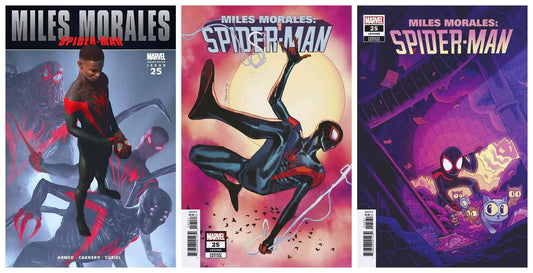 MILES MORALES #25 RAHZZAH ULTIMATE FALLOUT #4 TRUE HOMAGE VARIANT LIMITED TO 1500 COPIES, 1:25 PICHELLI & 1:50 HIPP VARIANT