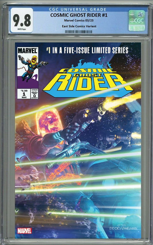 COSMIC GHOST RIDER #1 RAHZZAH TRADE DRESS VARIANT LIMITED TO 3000 COPIES CGC 9.8 PREORDER