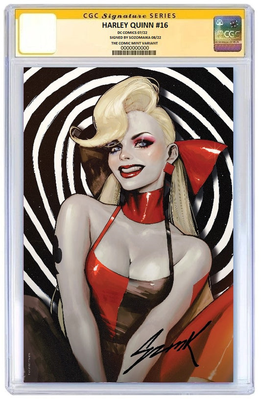 HARLEY QUINN #16 SOZOMAIKA VIRGIN VARIANT LIMITED TO 1000 CGC SS PREORDER