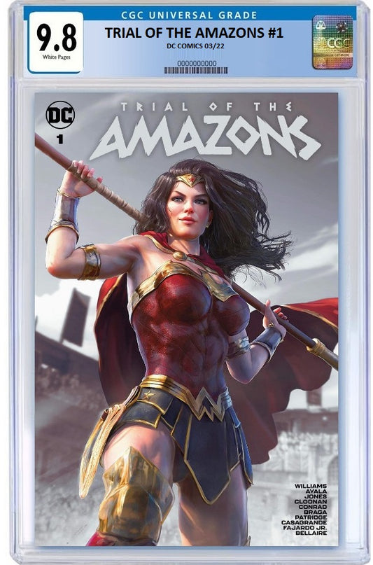 TRIAL OF THE AMAZONS #1 TIAGO DA SILVA VARIANT LIMITED TO 600 COPIES CGC 9.8 PREORDER