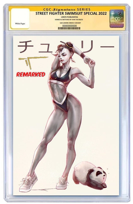 STREET FIGHTER SWIMSUIT SPECIAL 2022 IVAN TAO CHUN-LI VARIANT LIMITED TO 500 CGC REMARK PREORDER