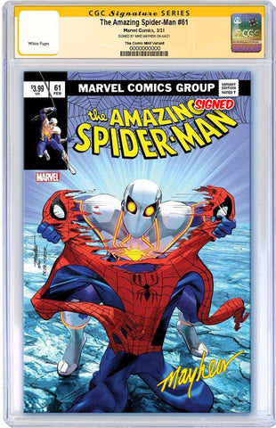 *AMAZING SPIDER-MAN #61 MIKE MAYHEW ASM 238 HOMAGE VARIANT LIMITED TO 800 WITH NUMBERED COA CGC SS PREORDER