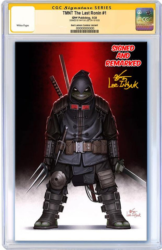 TMNT THE LAST RONIN #1 INHYUK LEE VIRGIN VARIANT