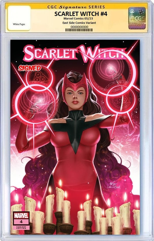 SCARLET WITCH #4 INHYUK LEE VARIANT LIMITED TO 800 COPIES WITH NUMBERED COA CGC SS PREORDER