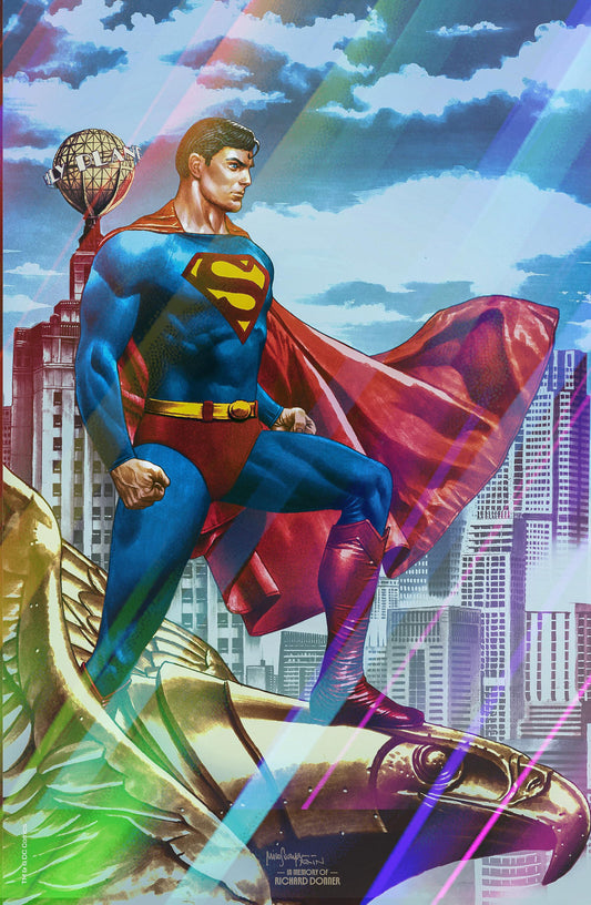BATMAN SUPERMAN WORLDS FINEST #1 MICO SUAYAN MEGACON SUPERMAN FOIL VARIANT LIMITED TO 1000