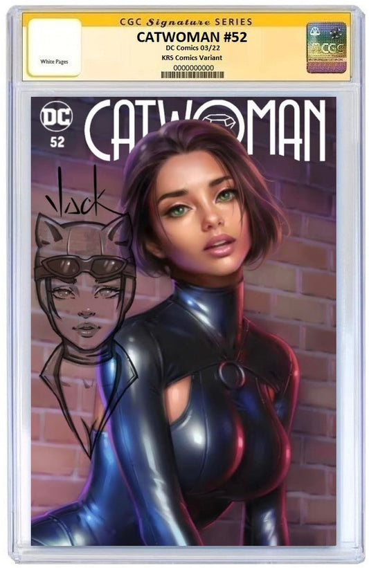 CATWOMAN #52 WILL JACK VARIANT LIMITED TO 800 COPIES WITH NUMBERED COA CGC REMARK PREORDER