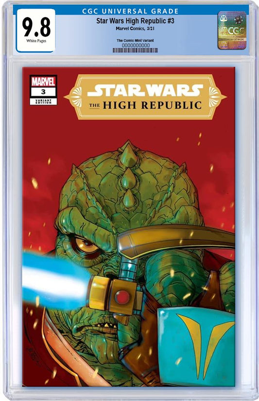 STAR WARS HIGH REPUBLIC #3 GIUSEPPE CAMUNCOLI TRADE DRESS VARIANT LIMITED TO 3000 CGC 9.8 PREORDER