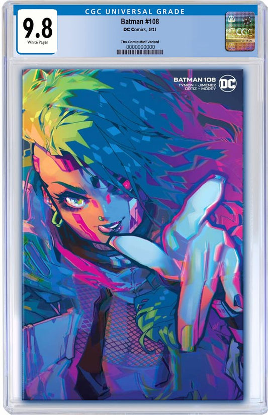 BATMAN #108 ROSE BESCH MINIMAL TRADE VARIANT '1ST APP MIRACLE MOLLY' LIMITED TO 1000 CGC 9.8 PREORDER