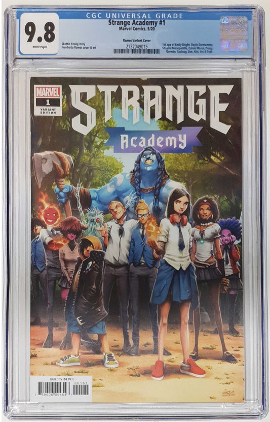 STRANGE ACADEMY #1 1:25 HUMBERTO RAMOS VARIANT CGC 9.8