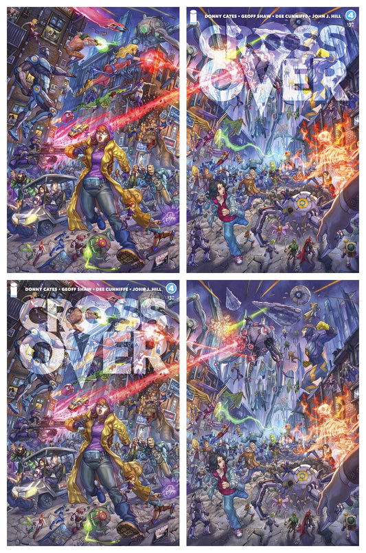 CROSSOVER #4 ALAN QUAH TRADE/VIRGIN VARIANT SET A & B LIMITED TO 666 SETS WITH COA