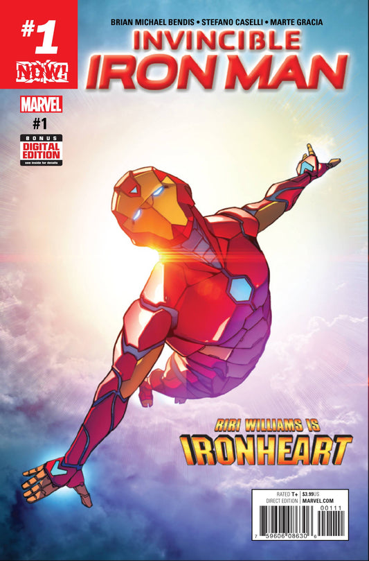 INVINCIBLE IRON MAN #1 (1st SOLO RIRI:IRONHEART)