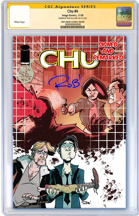CHU #4 ROB GUILLORY VARIANT LIMITED TO 300 COPIES CGC REMARK PREORDER