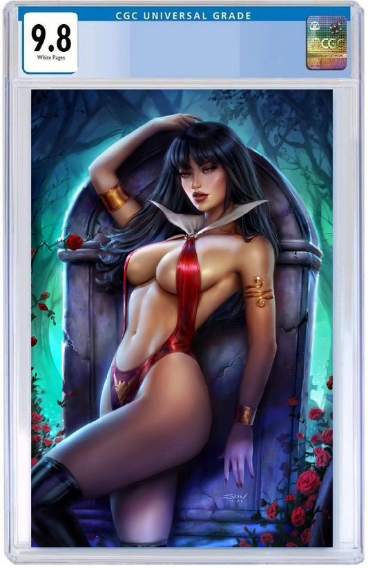 VAMPIRELLA #22 SUN KHAMUNAKI VIRGIN VARIANT LIMITED TO 500 CGC 9.8 PREORDER