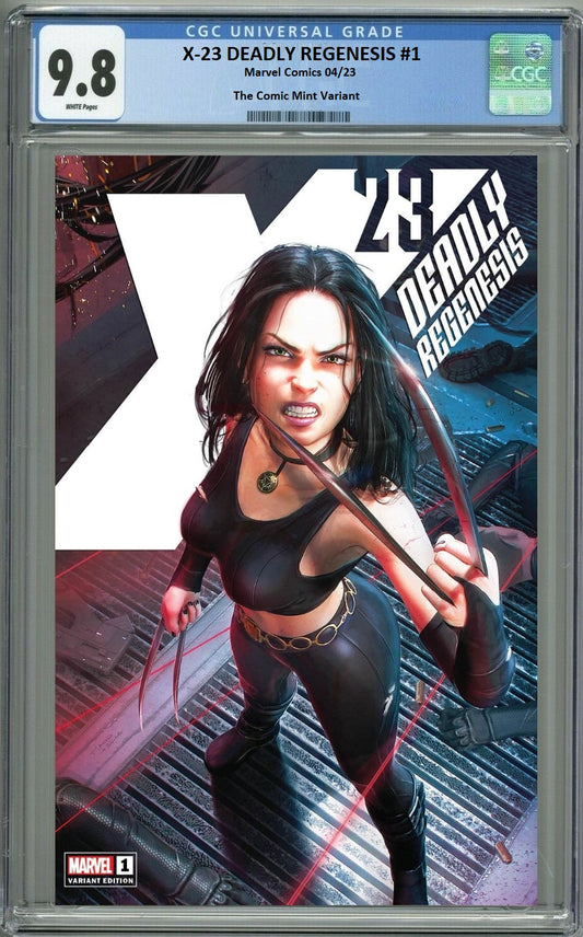 X-23 DEADLY REGENESIS #1 TIAGO DA SILVA VARIANT LIMITED TO 400 COPIES WITH NUMBERED COA CGC 9.8 PREORDER