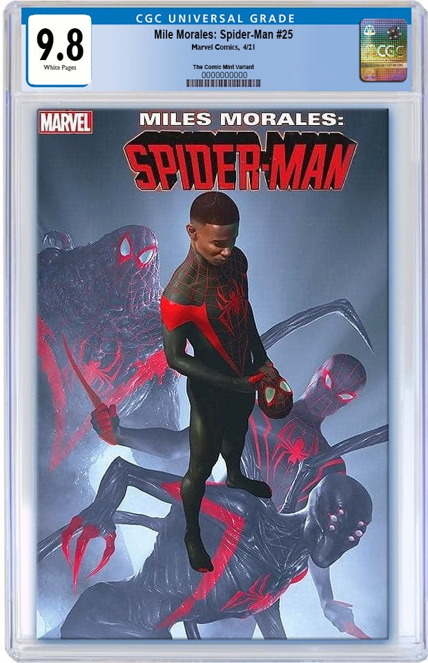 MILES MORALES SPIDER-MAN #25 RAHZZAH ULTIMATE FALLOUT 4 HOMAGE TRADE DRESS VARIANT LIMITED TO 3000 CGC 9.8 PREORDER