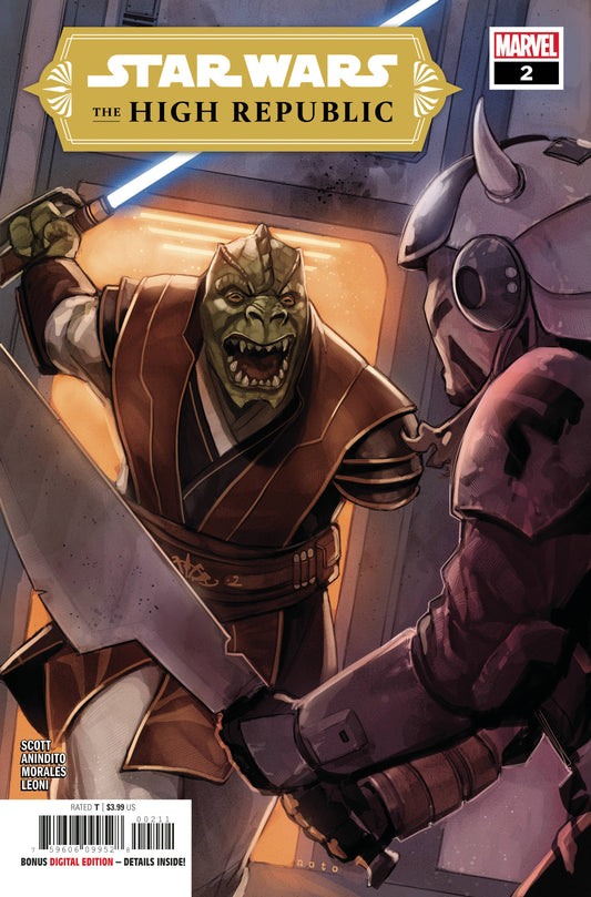 STAR WARS HIGH REPUBLIC #2 SIGNED BY WRITER - CAVAN SCOTT