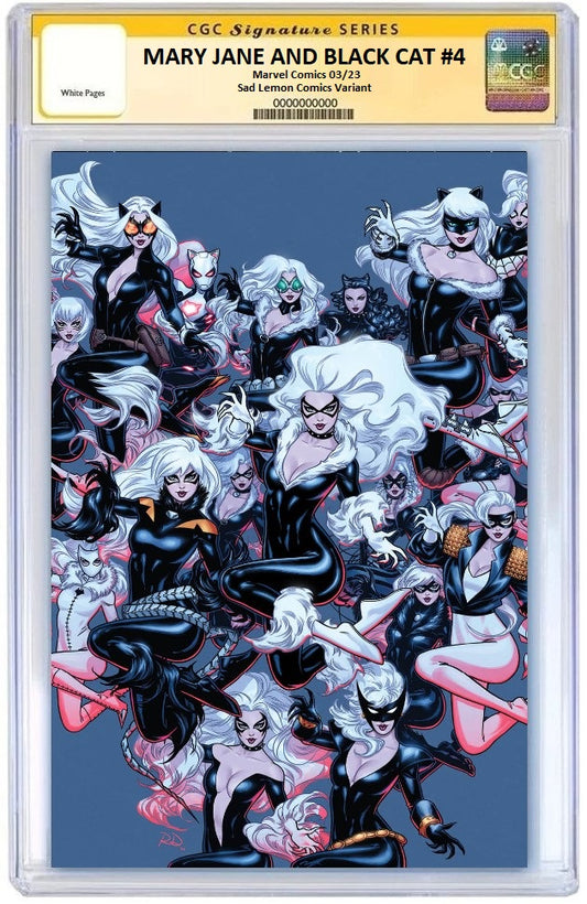 MARY JANE AND BLACK CAT #4 RUSSELL DAUTERMAN VIRGIN VARIANT LIMITED TO 800 COPIES WITH NUMBERED COA CGC SS PREORDER