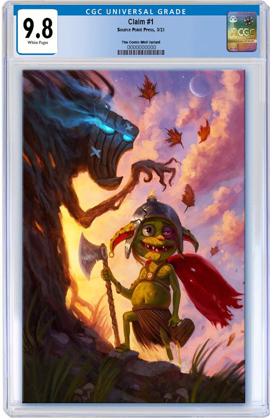 CLAIM SONG OF IRE AND VICE #1 AARON BARTLING VIRGIN VARIANT LIMITED TO 250 CGC 9.8 PREORDER