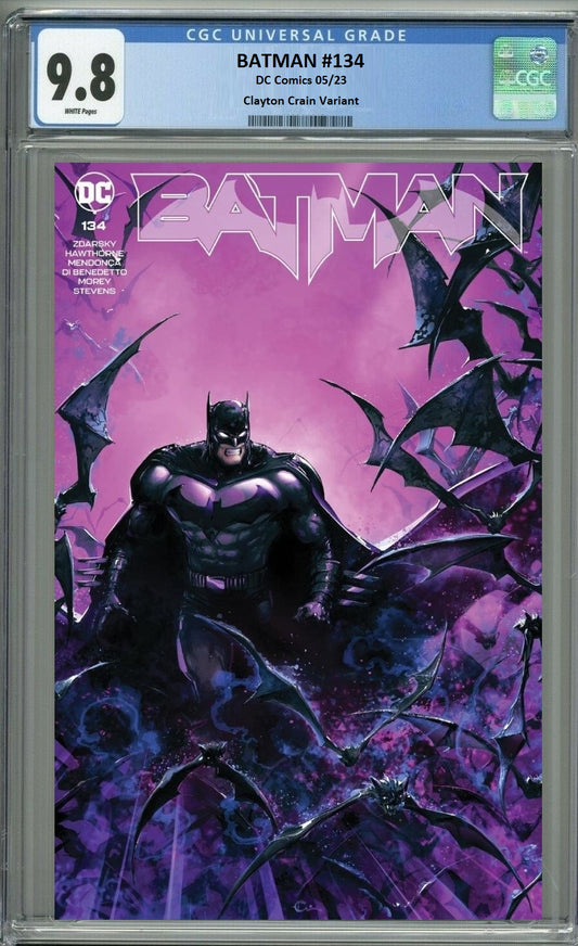BATMAN #134 CLAYTON CRAIN TRADE DRESS VARIANT LIMITED TO 2000 WITH COA CGC 9.8 PREORDER