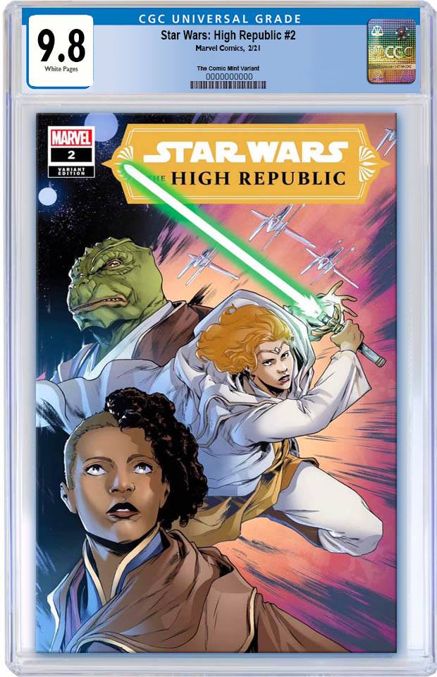 STAR WARS HIGH REPUBLIC #2 PAOLO VILLANELLI TRADE DRESS VARIANT LIMITED TO 3000 CGC 9.8 PREORDER