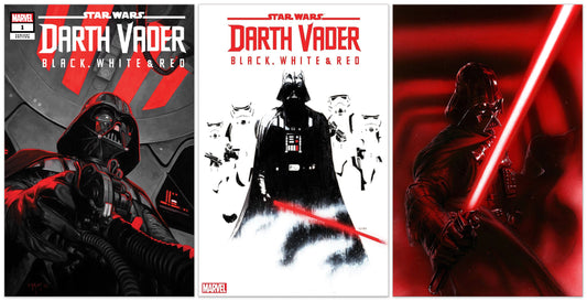 STAR WARS DARTH VADER BLACK WHITE AND RED #1 EM GIST VARIANT LIMITED TO 800 COPIES WITH NUMBERED COA + 1:25 & 1:100 VARIANT