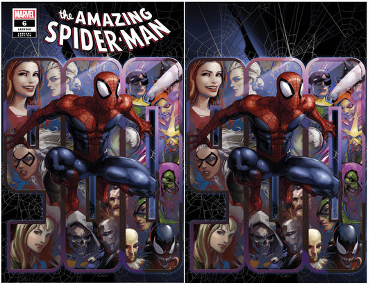 AMAZING SPIDER-MAN #6 (900TH ISSUE) CLAYTON CRAIN TRADE/VIRGIN VARIANT SET LIMITED TO 950 SETS WITH NUMBERED COA