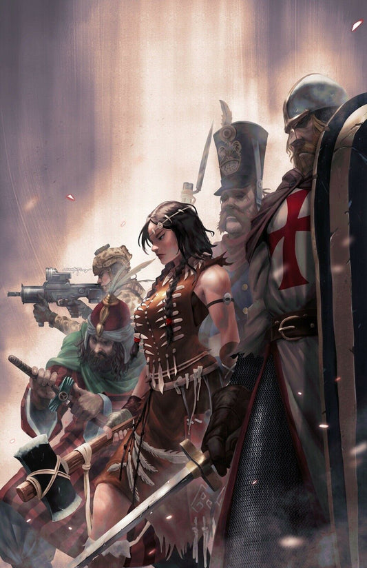 OLD GUARD TALES THROUGH TIME #1 (OF 6) SANTA FUNG VARIANT LIMITED TO 333 WITH COA