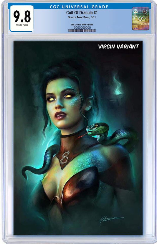 CULT OF DRACULA #1 (OF 6) SHANNON MAER VIRGIN VARIANT LIMITED TO 500 CGC 9.8 PREORDER