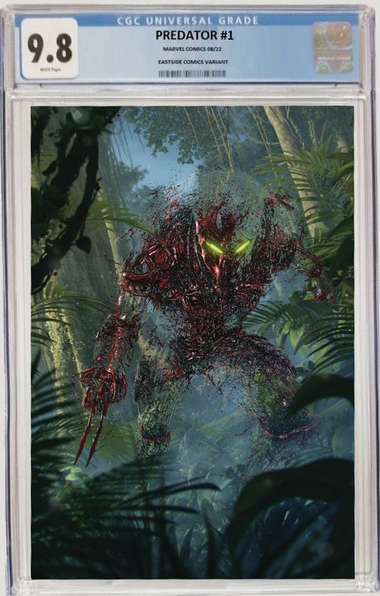 PREDATOR #1 RAHZZAH C2E2 VIRGIN VARIANT LIMITED TO 1000 COPIES CGC 9.8 PREORDER