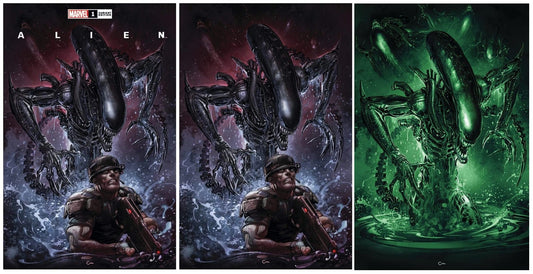 ALIEN #1 CLAYTON CRAIN EXCLUSIVE TRADE/ VIRGIN/ NIGHTVISION VARIANT SET