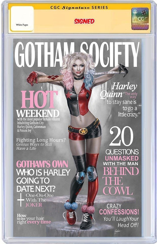 SUICIDE SQUAD #6 NATALI SANDERS MAGAZINE HOMAGE VARIANT CGC SS PREORDER